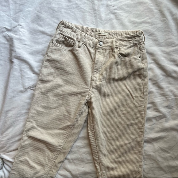 PacSun Corduroy Cream Mom Jeans - Picture 4 of 7
